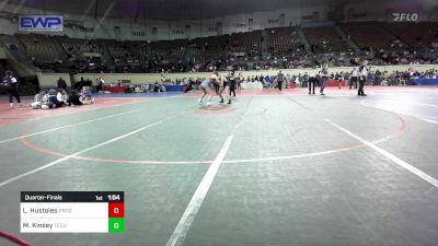 150 lbs Quarterfinal - Laila Hustoles, Prodigy Elite Wrestling vs Mirranda Kinsey, Tecumseh