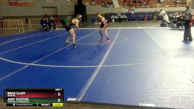 D4-106 lbs Cons. Round 2 - Brax Cluff, Benson vs Avry Dunton, Arizona Lutheran HS