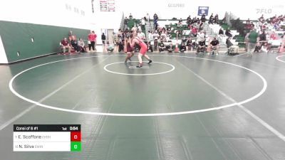 182 lbs Consi Of 8 #1 - Eric Scoffone, Cheshire vs Nathan Silva, South Windsor