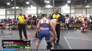 140 lbs Semis & 1st Wrestleback (8 Team) - Parker Casey, Team Iowa Red vs Jacob Van De Riet, Fight Club