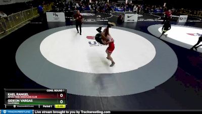 130 lbs Cons. Round 1 - Kael Rangel, Ripon Tribe Wrestling Club vs Gideon Vargas, California