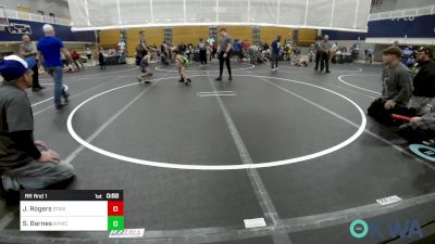 58 lbs Rr Rnd 1 - Jack Rogers, Standfast vs Sawyer Barnes, Newcastle Youth Wrestling