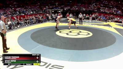 D3-215 lbs Semifinal - Wyat Ripke, Archbold vs Lucas Thomas, Harrison Central