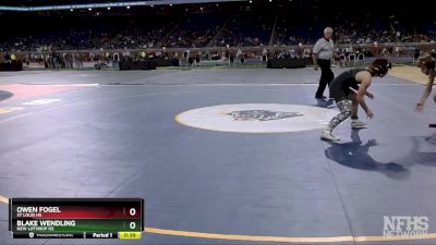 D4-106 lbs 3rd Place Match - Blake Wendling, New Lothrop HS vs Owen Fogel, St Louis HS