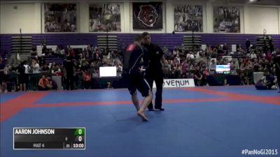 Aaron Johnson vs Neiman Gracie 2015 IBJJF Pan No-Gi Championships