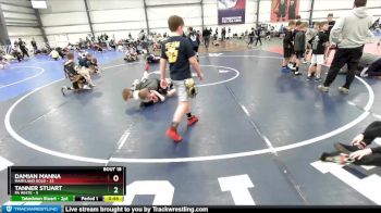80 lbs Rd# 8- 12:30pm Saturday Final Pool - Tanner Stuart, PA White vs Damian Manna, Maryland GOLD