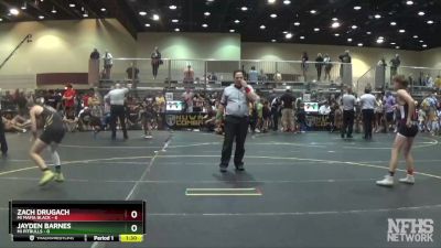 117 lbs Round 2 (6 Team) - Jayden Barnes, Mi Pitbulls vs Zach Drugach, Mi Mafia Black