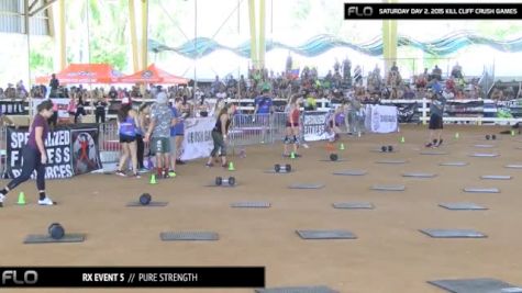 Day 2 RX Females - Pure Strength Heat 3