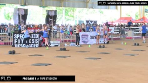 Day 2 Pro Females - Pure Strength Heat 2