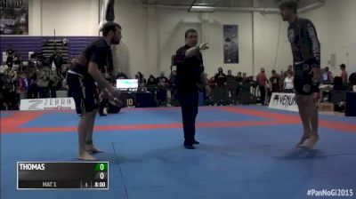 Thomas Kubacki vs Hunter Ewald 2015 IBJJF Pan No-Gi Championships