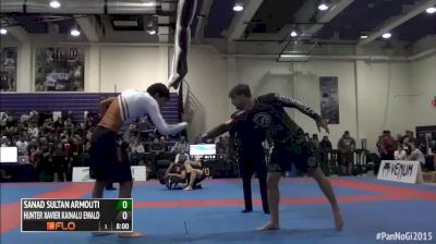 Sanad Armouti vs Hunter Ewald 2015 IBJJF Pan No-Gi Championships