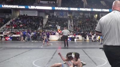 110 lbs Cons. Round 1 - Maddox Delgado, U Town Hammers vs Reid Niedfeldt, Thunderbird