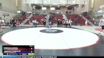 120 lbs 3rd Place Match - Marcus Aleman, All In Wrestling Academy vs Jeremiah Gonzalez, Fighting Squirrels WC