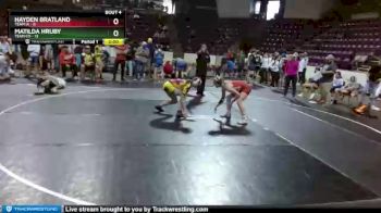 G-127 lbs Round 2 (4 Team) - Hayden Bratland, Team IA vs Matilda Hruby, Team CO