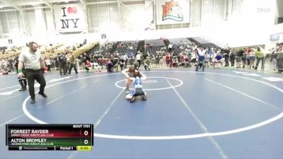 80 lbs Semifinal - Alton Bromley, Journeymen Wrestling Club vs Forrest Rayder, Sandy Creek Wrestling Club