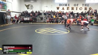 29 lbs Round 1 - McKyan Egan, Waukon vs Caleb Marr, Riceville