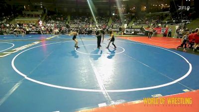 60 lbs Consi Of 8 #1 - Caizer McElroy, Garden City Ks vs Boston Jorgenson, Waverly Area Wrestling Club