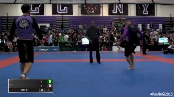 Jun Kim vs Christopher Kerbis 2015 IBJJF Pan No-Gi Championships