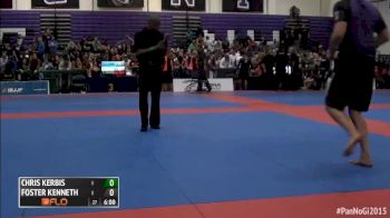 Chris Kerbis vs Foster Kenneth 2015 IBJJF Pan No-Gi Championships