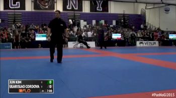 Jun Kim vs Ularislao Cordova 2015 IBJJF Pan No-Gi Championships