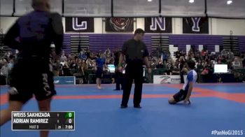 Weiss Sakhizada vs Adrian Ramirez 2015 IBJJF Pan No-Gi Championships