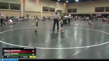 45 lbs Finals (2 Team) - Finley Uhlenhake, Iowa Silver vs Moxon Demmom, Iowa Gold