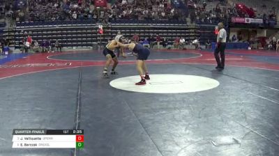 157 lbs Quarterfinal - Joseph Velliquette, Univ Of Pennsylvania vs Evan Barczak, Drexel