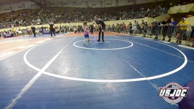 40 lbs Quarterfinal - Sophia Vereen, Texas Select Wrestling vs Peyton Bas, Topeka Blue Thunder