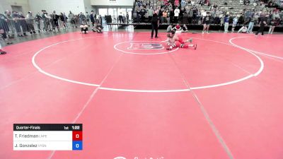 149 lbs Quarterfinal - Trey Friedman, Lenape vs Jordan Gonzalez, Valley Steam North