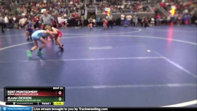 95 lbs Champ. Round 1 - Kent Montgomery, Bonus Points Wrestling Club vs Elijah Dickson, Greater Heights Wrestling-AAA