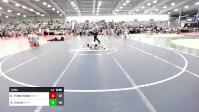 80 lbs Rr Rnd 2 - Gage Richardson, SVRWC Red vs Ayden Arnold, Forge Lynch/Stiltner