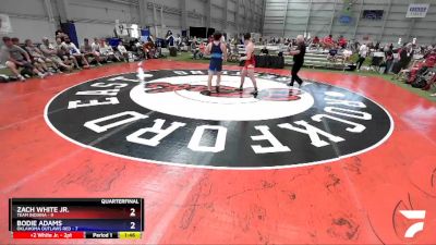 170 lbs Quarters & 1st Wb (16 Team) - Zach White Jr., Team Indiana vs Bodie Adams, Oklahoma Outlaws Red