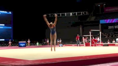 Great Britain, Kelly Simm, FX - 2015 World Championships Podium Training