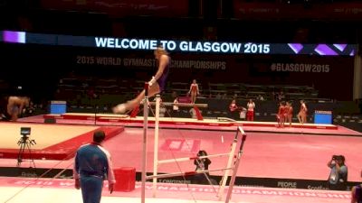 Russia, Viktoria Komova, UB - 2015 World Championships Podium Training