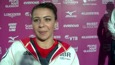 Claudia Fragapane Looking To Fix Floor Mistake From Training - Podium Training, 2015 World Championships