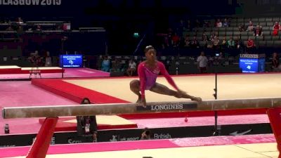 USA, Simone Biles, BB - 2015 World Championships Podium Training