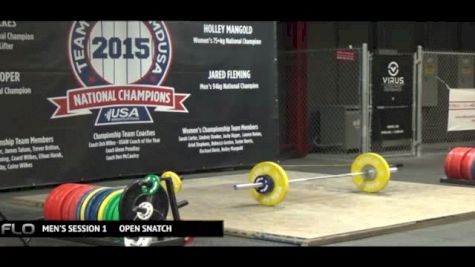 Men's Snatch - Session 1