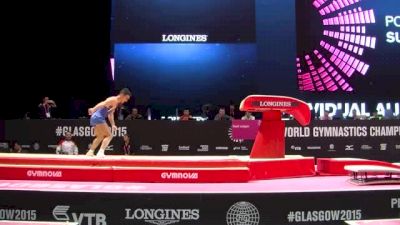 Romania, Marian Dragulescu, VT - 2015 World Championships Podium Training