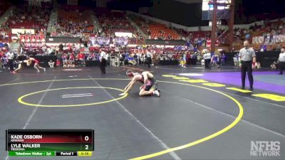 3-2-1A 144 Cons. Round 2 - Lyle Walker, Fredonia vs Kade Osborn, Kingman