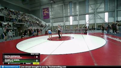 97 lbs Quarterfinal - Feyth Espinoza, Ascend Wrestling Academy vs Isabelle Goedl, Steelclaw WC