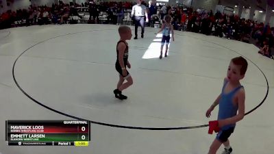 14 lbs Cons. Semi - Emmett Larsen, Elkhorn Wrestling vs Maverick Loos, Norris Wrestling Club