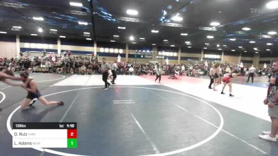 138 lbs Round Of 128 - Dominic Ruiz, Threshold WC vs Lonnie Adams, Nevada Elite WC