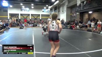 100 lbs Round 1 (4 Team) - Zaylyn Woods, SOTM vs Riley Rosseter, Nebraska Wrestling Academy