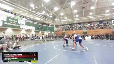 285 lbs Champ. Round 2 - Cormac Anderson, Spanish Springs vs Avery Barner, Dana Hills