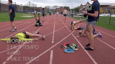 Workout Wednesday: #5 Michigan Men Alternating Pace Track Work