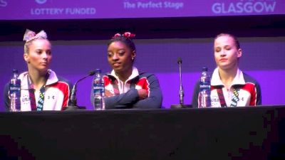 Simone Biles On Mental Break - Team Finals, 2015 World Championships