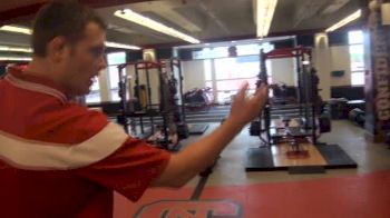 Weight Room Overlooking Stadium