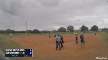 Gold Coast Hurricanes-Devesa vs. Tampa Mustangs-TJ 14U, 10-24-15 - Rising Stars