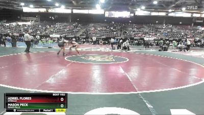 126 lbs Cons. Round 3 - Mason Peck, Idaho Falls vs Adriel Flores, Othello