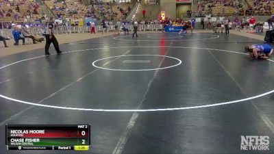 AA 106 lbs Quarterfinal - Chase Fisher, Wilson Central vs Nicolas Moore, Houston